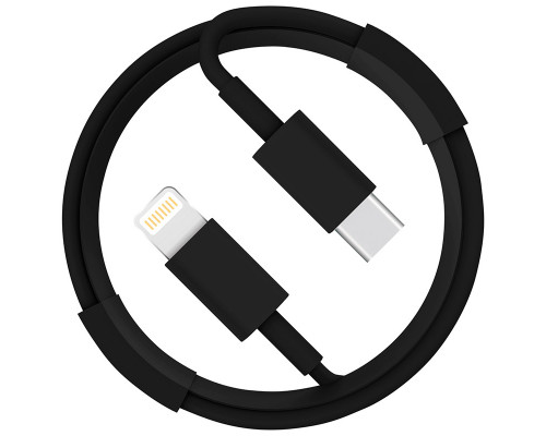 Кабель Energy ET-34 USB-С/Lightning (для продукции Apple), 1 м, 20 Вт, черный