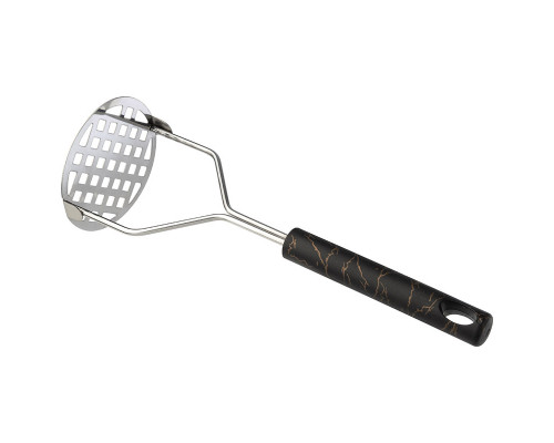 Картофелемялка MARBLE из нержавеющей стали с ручкой из полипропилена, размер: 24,5*8.2 см