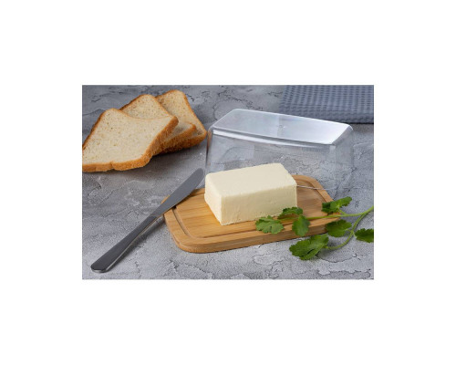 Масленка из бамбука BAMBU с крышкой из пластмассы