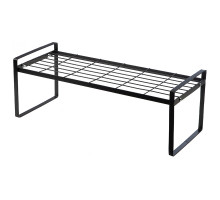 Полка-подставка для кухни Mallony "L’ordine Nero" 107589, 51,6x21x18,5 см, металл, черн.