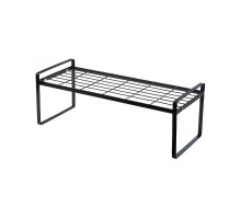 Полка-подставка для кухни Mallony "L’ordine Nero" 107589, 51,6x21x18,5 см, металл, черн.