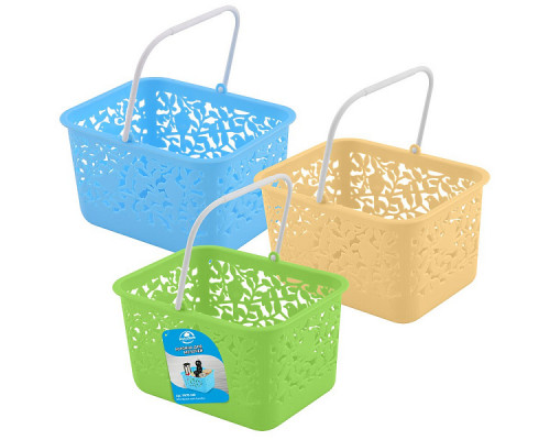 Корзина для мелочей. Размер 14,5х11 см. 3цв.