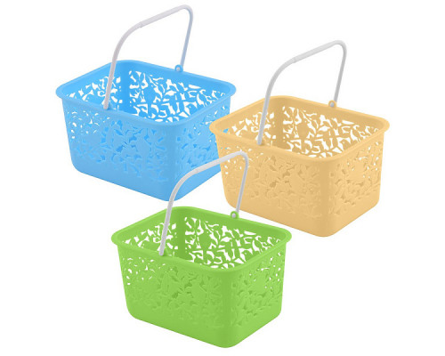 Корзина для мелочей. Размер 14,5х11 см. 3цв.
