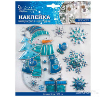 Наклейка интерьерная новогодняя REX3402V