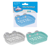 Мыльница (на присосках). Размер 13,5х10х4,5 см. 3 цв