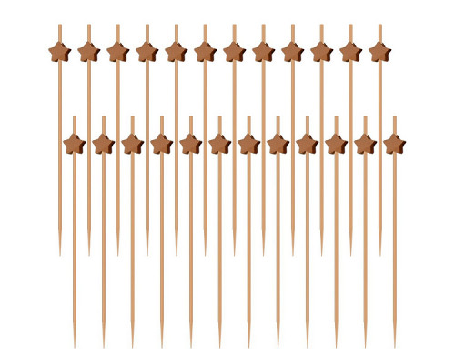 Шпажки для канапе "Космос" (золото). Набор 24 шт. Длина 12 см. NEW