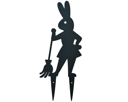 Фигурка садовая "Кролик садовод". Размер 38,5х15 см. NEW