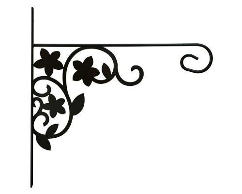 Кронштейн для кашпо "Цветы". Размер 28х26,5 см. NEW