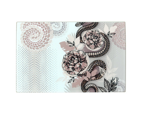 Доска разделочная. Подставка под горячее "Тайны джунглей". Размер 18х28 см. NEW