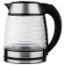 Чайник Homestar HS-1046 (1,5 л.) стекло, пластик черный