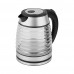 Чайник Homestar HS-1046 (1,5 л.) стекло, пластик черный