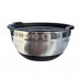 Миска AMARENA, 3 л, из нерж стали с антискользящим силиконовым дном/крышкой из полипропилена