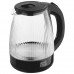 Чайник HomeStar HS-1045 (1,8 л) стекло, пластик, черный