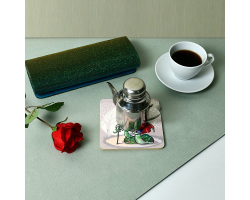 Подставка под горячее "Светский образ". Размер 14х14 см  4 диз. NEW