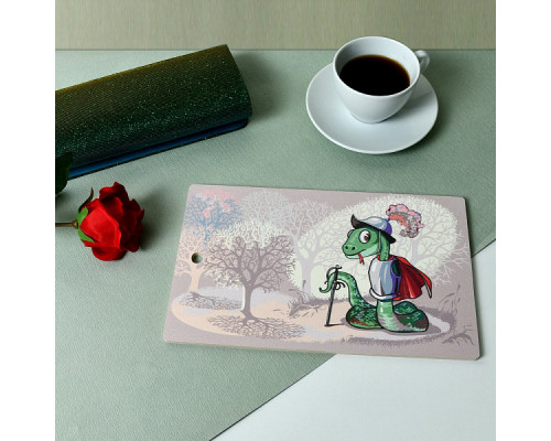 Доска разделочная "Светский образ". Размер 29х17 см  4 диз. NEW