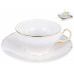 ГРАЦИЯ АЭЛИТА, набор чайный (2) чашка 225мл + блюдце, NEW BONE CHINA, подарочная упаковка