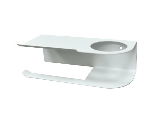 Держатель для туалетной бумаги 3 в 1 (белый). Размер 23х11х8 см. NEW