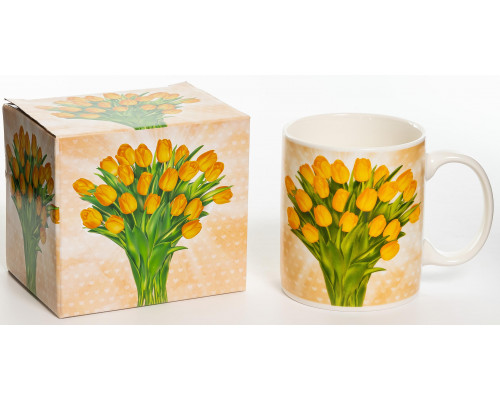 ВОСХИЩЕНИЕ, кружка 350мл, NEW BONE CHINA, индивидуальная подарочная упаковка
