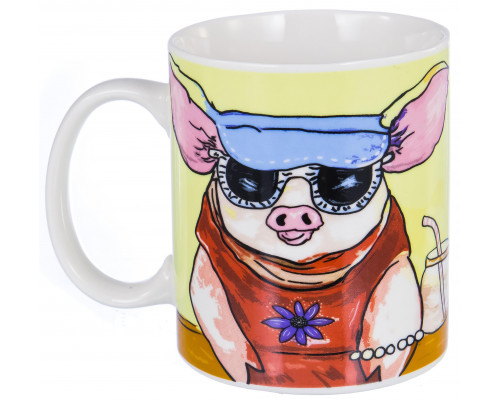 В АЖУРЕ, кружка 350мл, NEW BONE CHINA, упаковка - гофрокороб