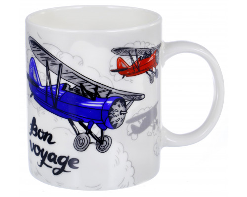 BON VOYAGE, кружка 350мл, NEW BONE CHINA, упаковка - гофрокороб