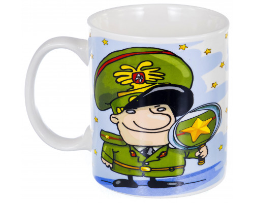 ВОСХИЩАЮСЬ, кружка 350мл, NEW BONE CHINA, упаковка - гофрокороб