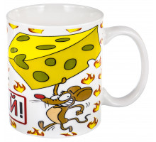 Кружка Hoisting Industrial LTD. 170-08067 "ПОБЕЖДАЙ", 0,35 л, с рис.