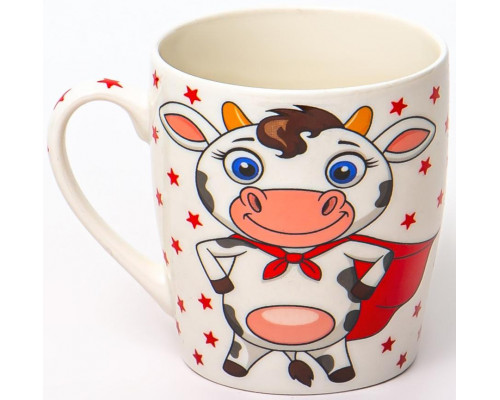 ОБАЯТЕЛЬНЫЙ ГЕРОЙ, кружка 270мл, NEW BONE CHINA, упаковка - гофрокороб