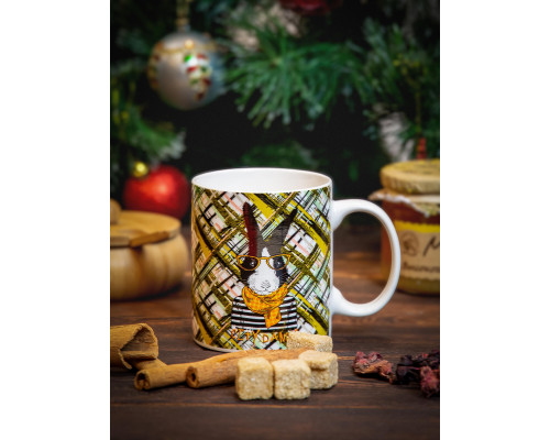 ДЭНДИ, кружка 350мл, NEW BONE CHINA, упаковка - гофрокороб