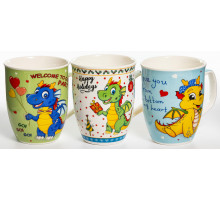 Кружка Olaff "Happy day" 223-08013, 0,35 л, фарф., с рис.