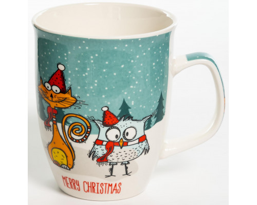 ДРУЗЬЯ, кружка 350мл, NEW BONE CHINA, упаковка - гофрокороб