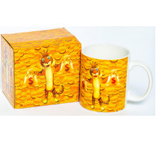 Кружка Olaff 213-08054 "ЗОЛОТОЙ ТИГР", 0,35 л, с рис., п/у