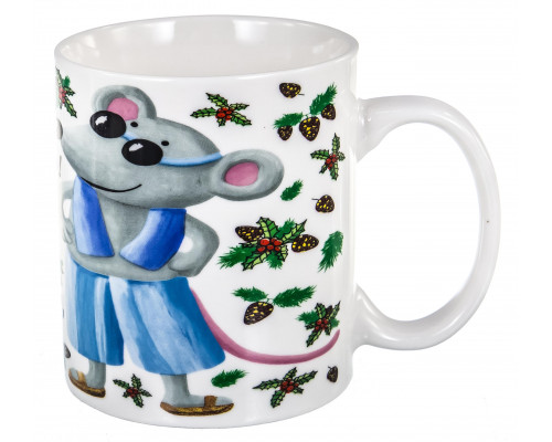 СЕКРЕТ УСПЕХА, кружка 350мл, NEW BONE CHINA, упаковка - гофрокороб