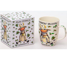 Кружка Olaff 200-08066 "ЧУДЕСА СЛУЧАЮТСЯ", 0,35 л, с рис., п/у