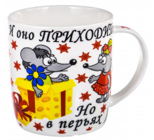 Кружка Hoisting Industrial LTD. 170-08036 "МОЁ ЧУДО", 0,38 л, с рис.