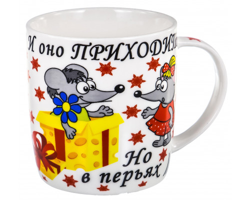 МОЁ ЧУДО, кружка 380мл, NEW BONE CHINA, упаковка - гофрокороб
