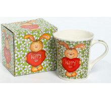 Кружка Olaff "Happy day" 221-08021, 0,31 л, фарф., с рис., п/у