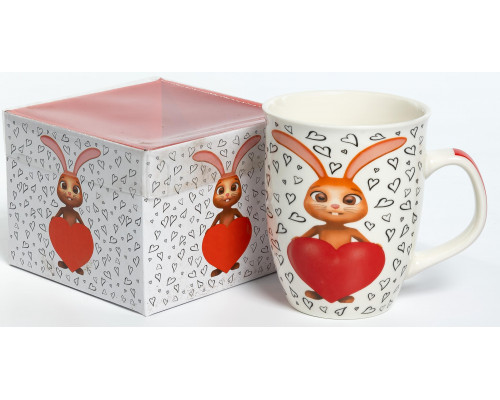 FOR YOU, кружка 350мл, NEW BONE CHINA, индивидуальная подарочная упаковка