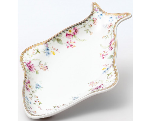 ФРАНСУАЗА, селедочница 270мм, NEW BONE CHINA, цветная упаковка
