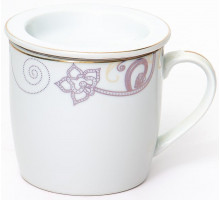 Кружка Guterwahl "Аврора" 113-19070 "Алия", 0,35 л, бел., декор.