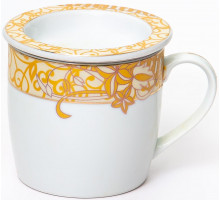 Кружка Guterwahl "Аврора" 113-19071 "Шедир", 0,35 л, бел., декор.