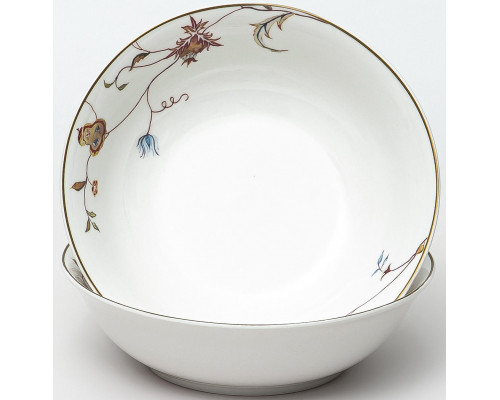 ЛАТОНА ПЕРСИЯ, набор 2 салатника 160мм 450мл, NEW BONE CHINA, цветная упаковка