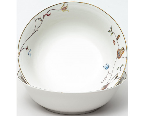ЛАТОНА ПЕРСИЯ, набор 2 салатника 180мм 750мл, NEW BONE CHINA, цветная упаковка