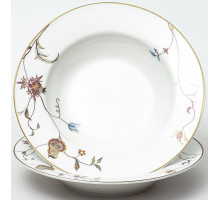 ЛАТОНА ПЕРСИЯ, набор 2 глуб.тарелки 210мм, NEW BONE CHINA, цветная упаковка