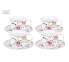 Чайный сервиз 8 пр. КОРАЛЛ WL230604 "Wild rose", 0,25 л, фарф.