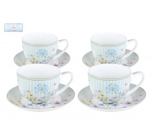 Чайный сервиз 8 пр. КОРАЛЛ "Summer meadow" WL230606, 0,3л, фарф., с рис., п/у