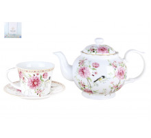 Чайный сервиз 9 пр. КОРАЛЛ WL230607 "Wild rose", 0,25 л, фарф.