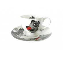 Кофейная пара 2 пр. КОРАЛЛ "Винни Пух" HD2306-8CS, 0,22 л, фарф.