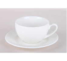 Чайная пара 2 пр. КОРАЛЛ "Barista" NB349, 0,22л, фарф.