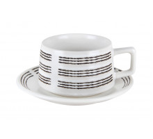 Чайная пара 2 пр. КОРАЛЛ 6327, 0,25 л, керам.