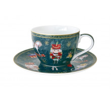 Чайная пара 2 пр. КОРАЛЛ "Щелкунчик и мышиный король" B0939-A07056, 0,25 л, фарф.